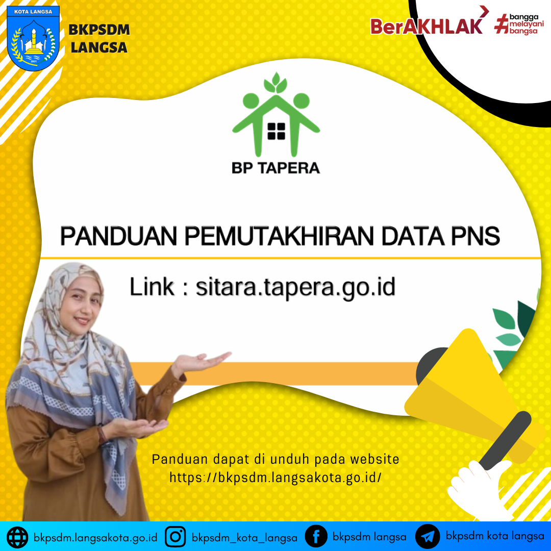 HIMBAUAN PEMUTAKHIRAN DATA PESERTA TAPERA ASN PEMERINTAH KOTA LANGSA